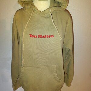 You Matter by Demetrius Harmon Hoodie M Pullover Embroidered Sweatshirt Fleece.